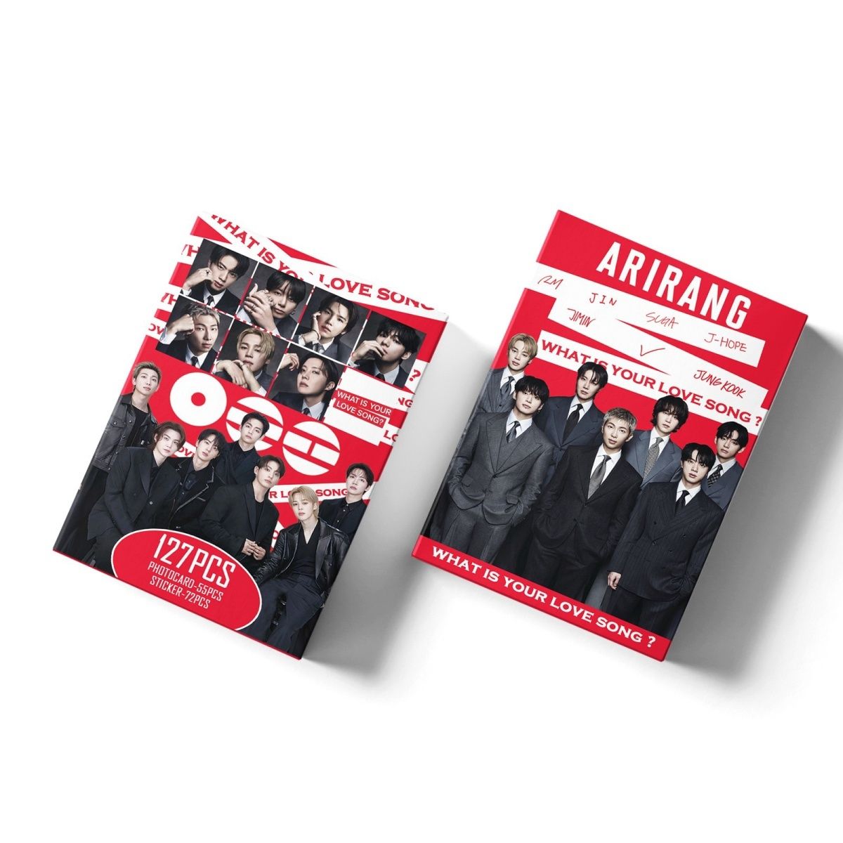 PHOTOCARDS BTS ARIRANG 127 PCS (55 cards + 72 stickers)