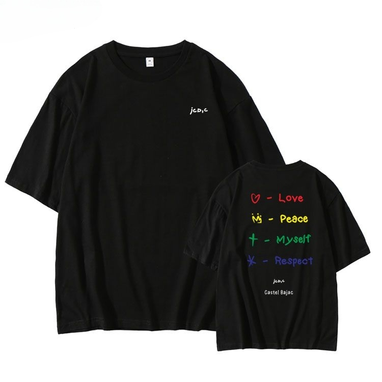 JIN T-SHIRT %100 PAMUK (beyaz ve siyah)
