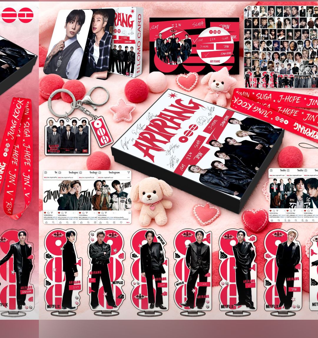 BTS ARIRANG KIT WITH 175 PIECES (GIFT BOX WITH/ VARIOUS ITEMS!✨)