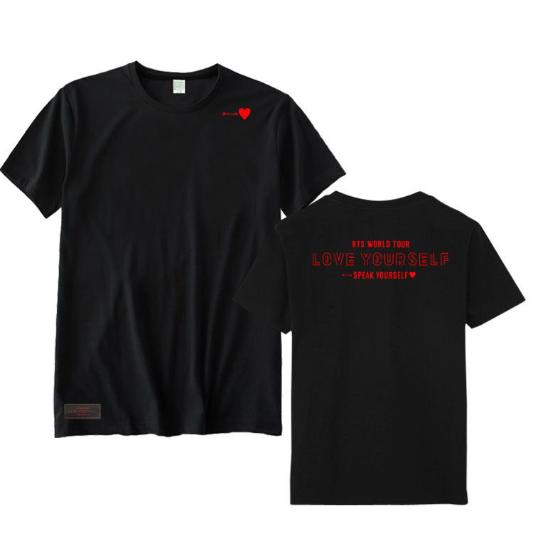 BTS WORLD TOUR L.Y SPEAK YOURSELF T-SHIRTS 100% COTTON