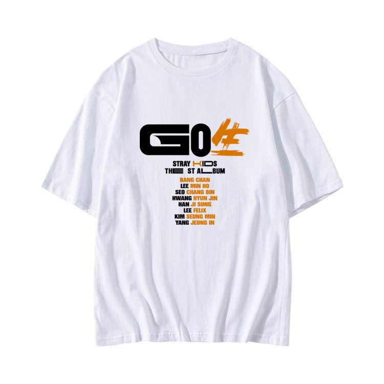 STRAY KIDS MERCH GO生 (GO LIVE) TİŞÖRT %100 PAMUK