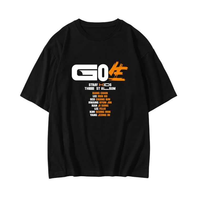 STRAY KIDS MERCH GO生 (GO LIVE) TİŞÖRT %100 PAMUK
