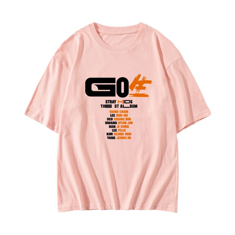 STRAY KIDS MERCH GO生 (GO LIVE) TİŞÖRT %100 PAMUK