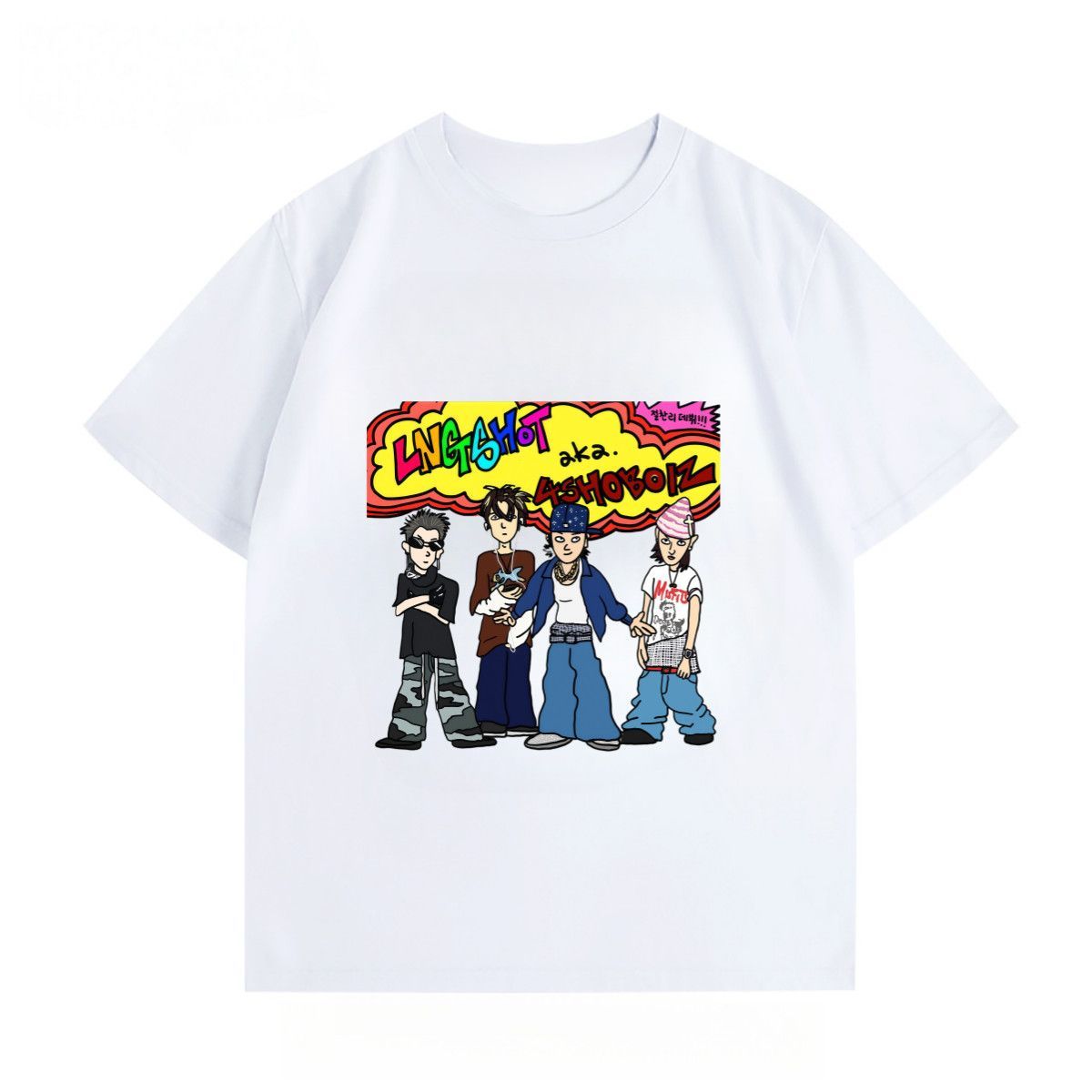 LNGSHOT T-SHIRTS 100% COTTON
