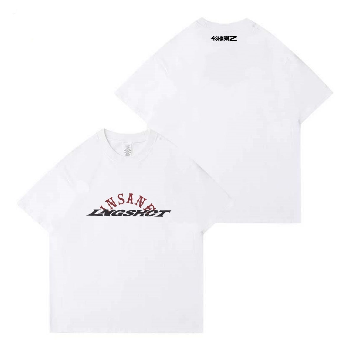 LNGSHOT x INSANE GARAGE T-SHIRTS 100% COTTON (various colors)