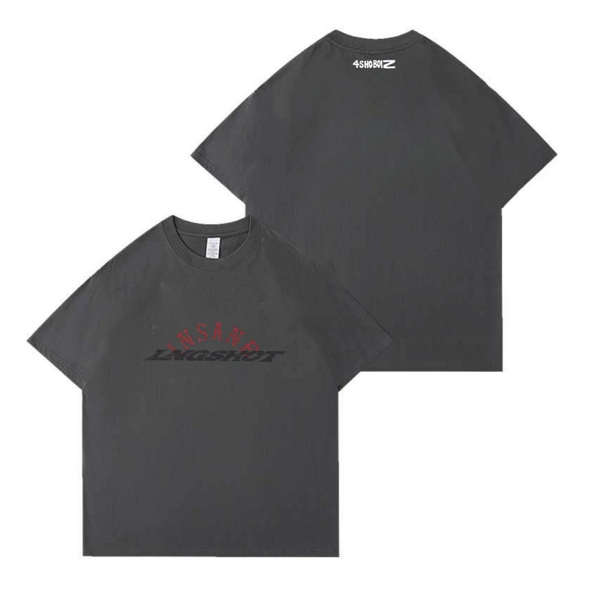 LNGSHOT x INSANE GARAGE T-SHIRTS 100% COTTON (various colors)
