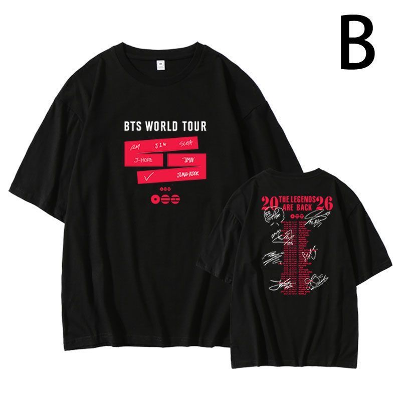 BTS WORLD TOUR 2026 ARIRANG T-SHIRTS 100% COTTON