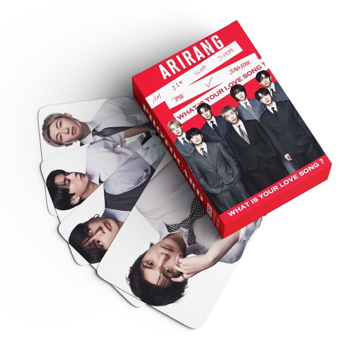 PHOTOCARDS BTS ARIRANG 127 PCS (55 cards + 72 stickers)