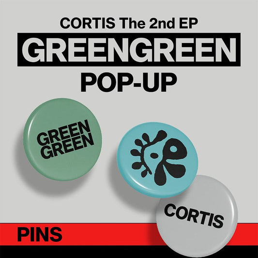 CORTIS GREENGREEN POP UP PINS 3 UNITS