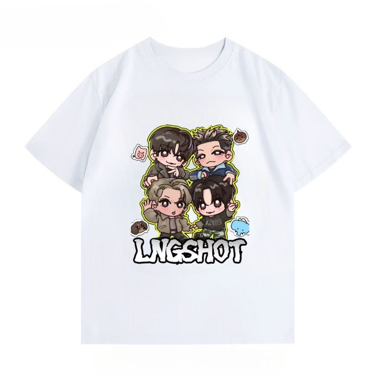 LNGSHOT T-SHIRTS 100% COTTON