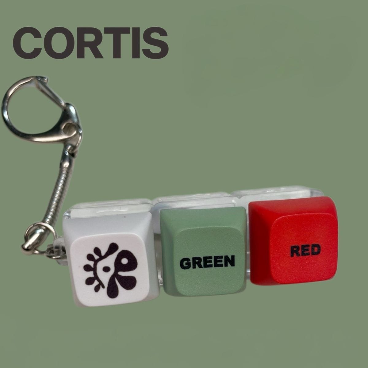 CORTIS GREENGREEN KEYCHAIN