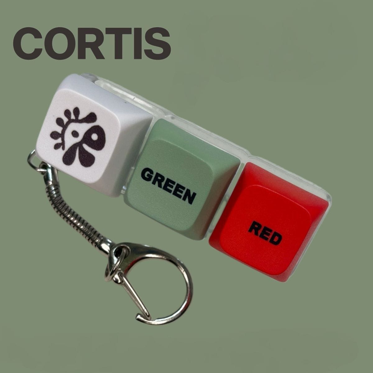 CORTIS GREENGREEN KEYCHAIN