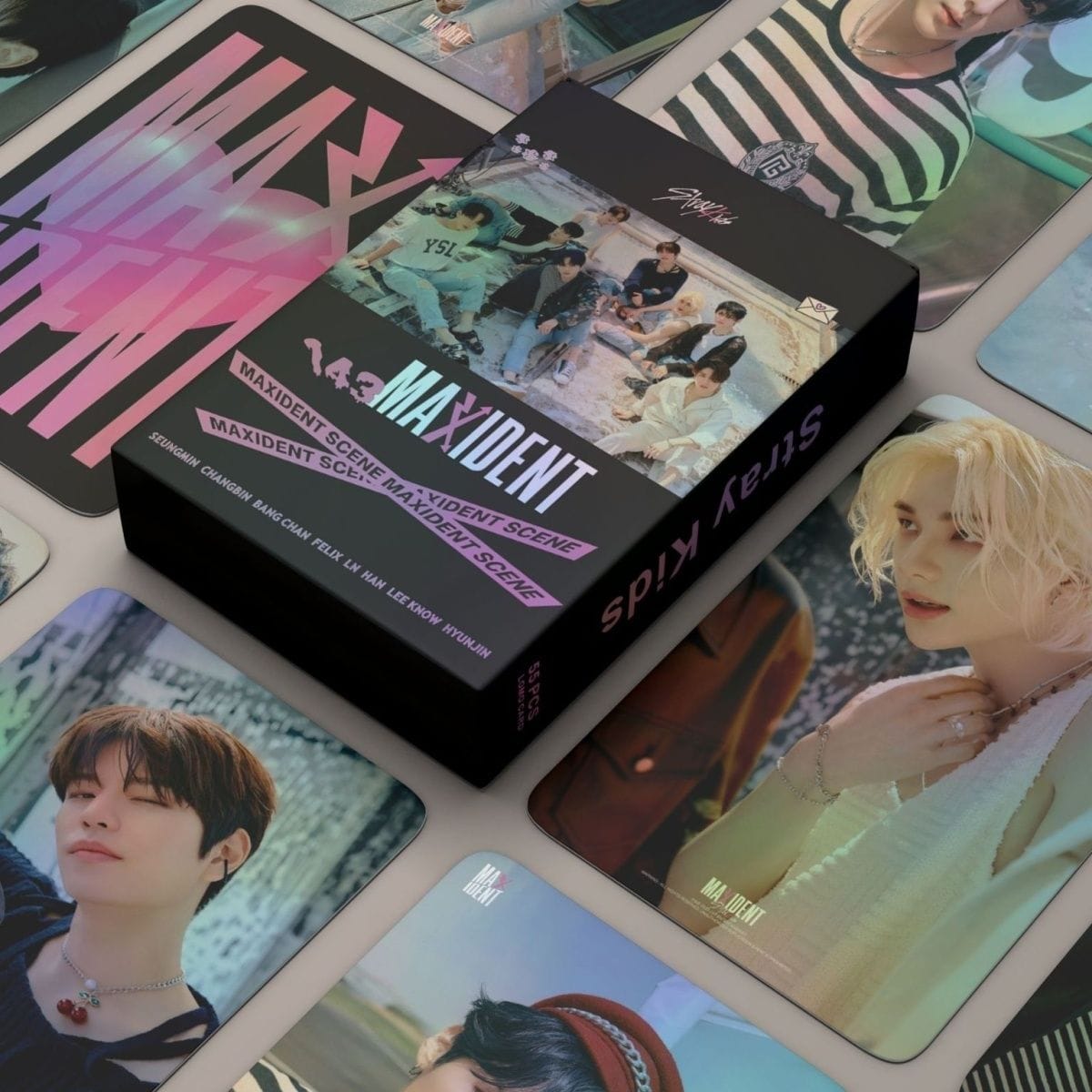 STRAY KIDS PHOTOCARDS KARMA, ATE, HOP, GIANT, 5 STAR, MANIAC, MAXIDENT + VARIOUS OPTIONS!✨ (55 PCS)