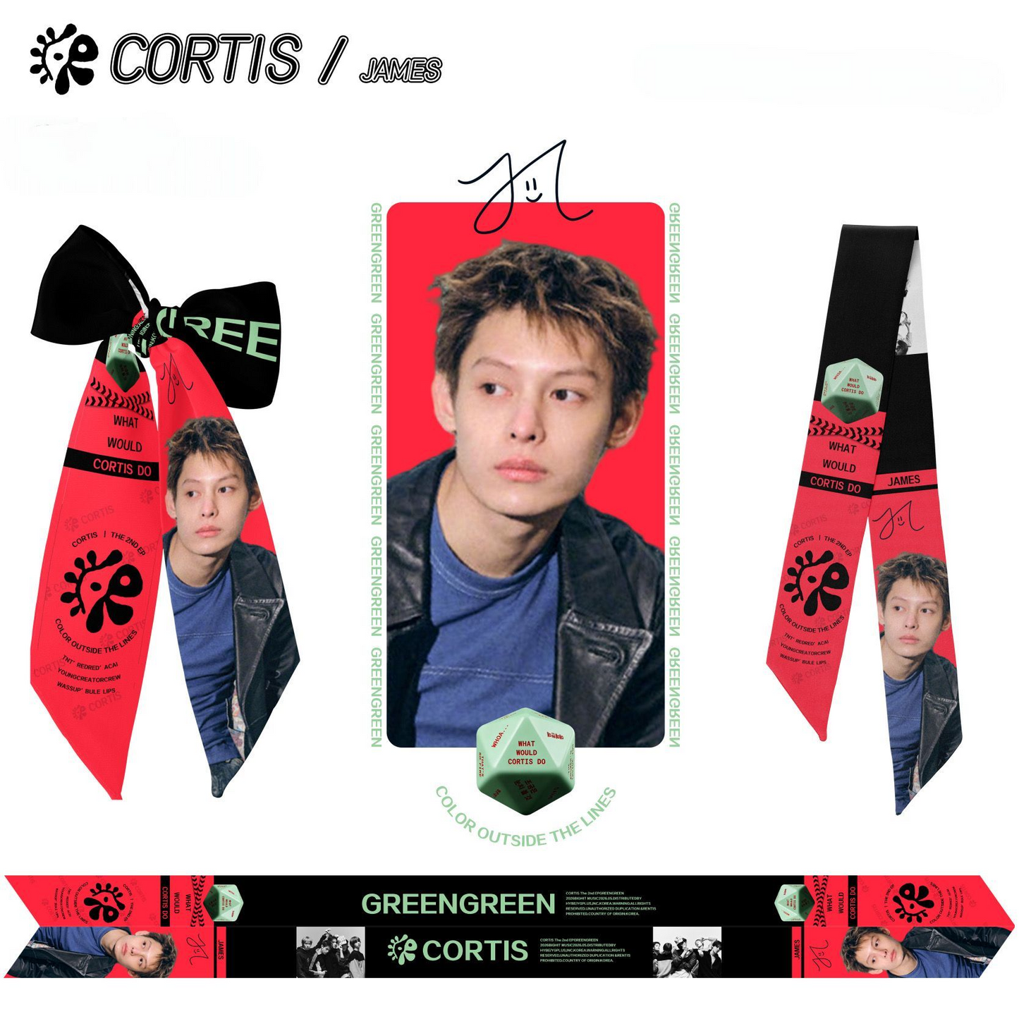 CORTIS GREENGREEN SAÇ BANDI