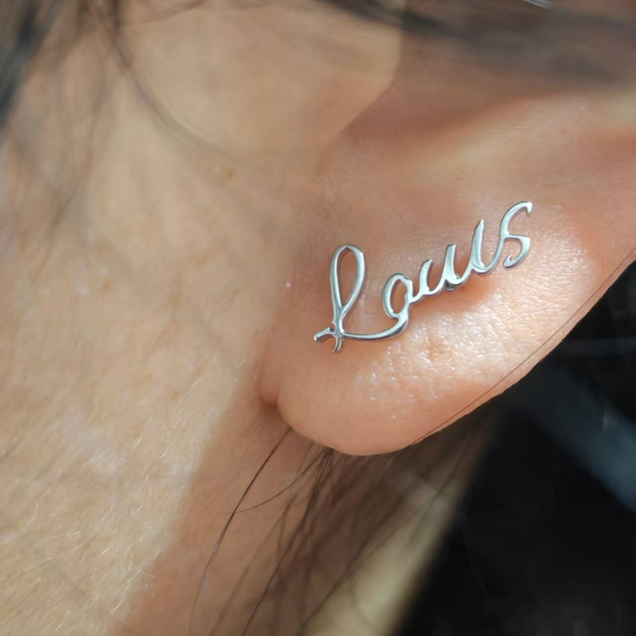 LNGSHOT EARRINGS(pair) STAINLESS STEEL