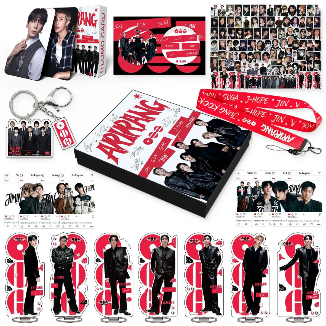 BTS ARIRANG KIT WITH 175 PIECES (GIFT BOX WITH/ VARIOUS ITEMS!✨)