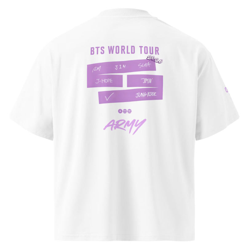 BTS WORLD TOUR ARIRANG T-SHIRT 100% COTTON