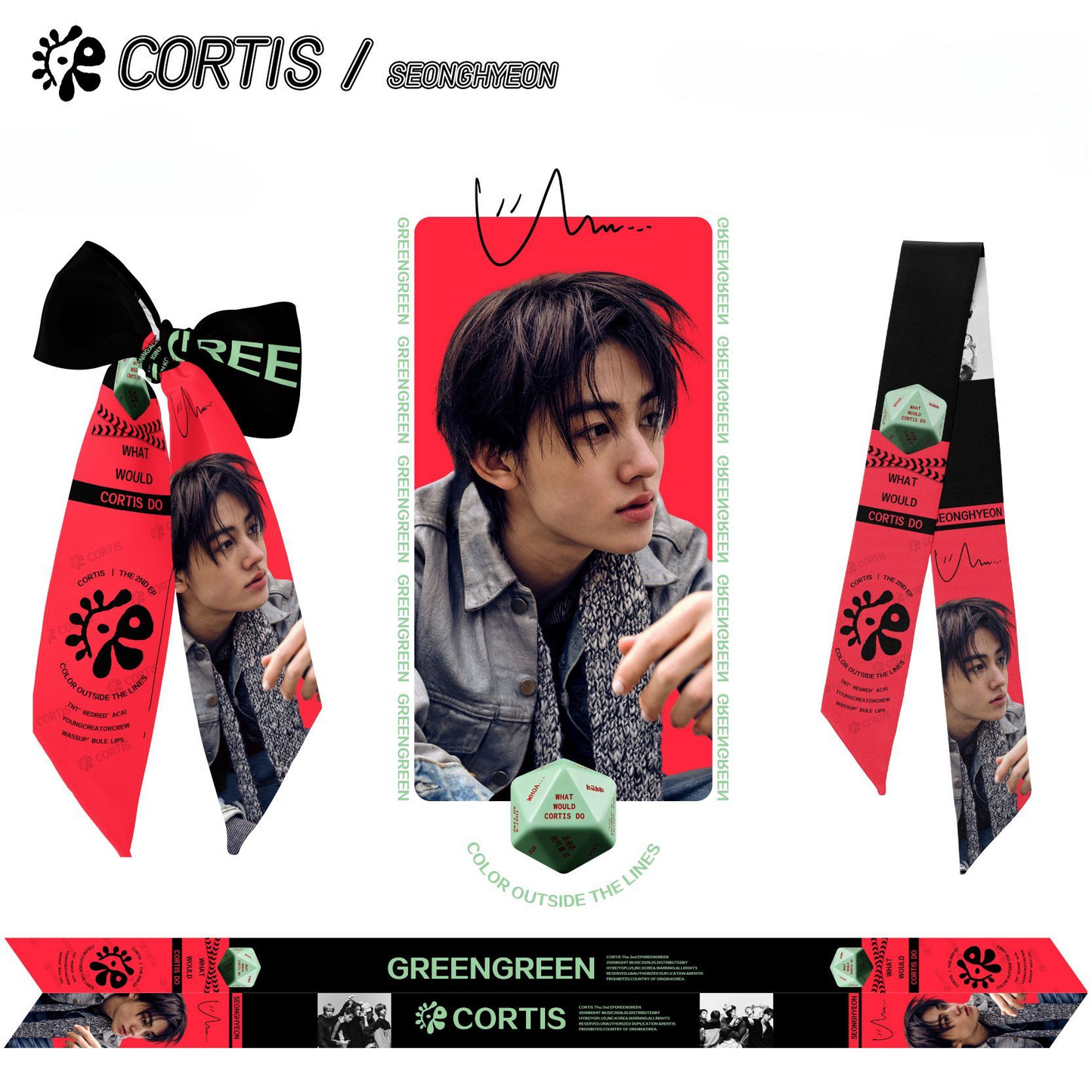 CORTIS GREENGREEN SAÇ BANDI