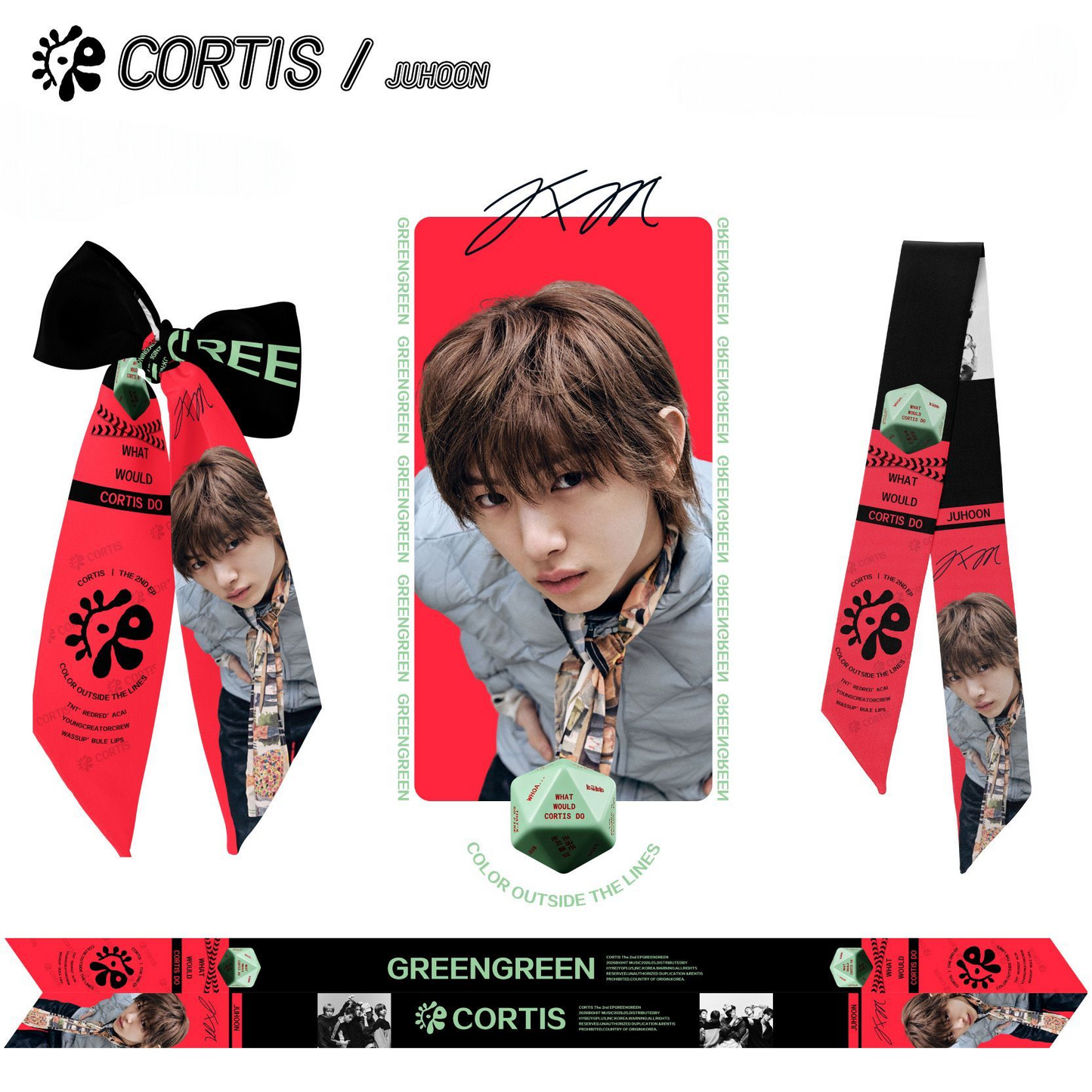 CORTIS GREENGREEN SAÇ BANDI