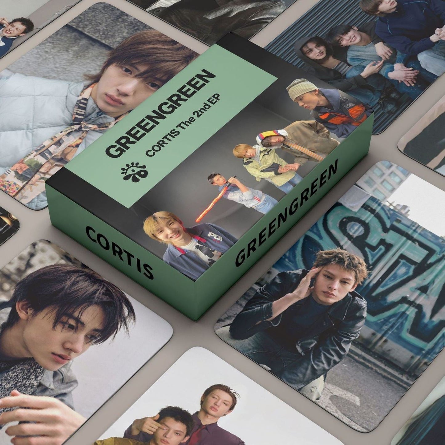 CORTIS GREENGREEN PHOTOCARDS 55 PCS