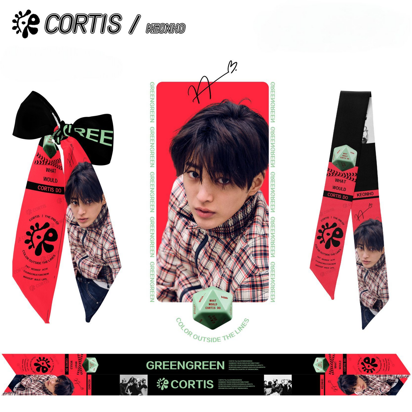 CORTIS GREENGREEN SAÇ BANDI