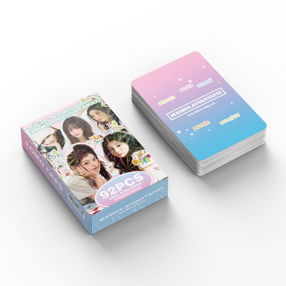 ILLIT MAMIHLAPINATAPAI PHOTOCARDS 92 PCS(60 CARDS+ 32 STICKERS)
