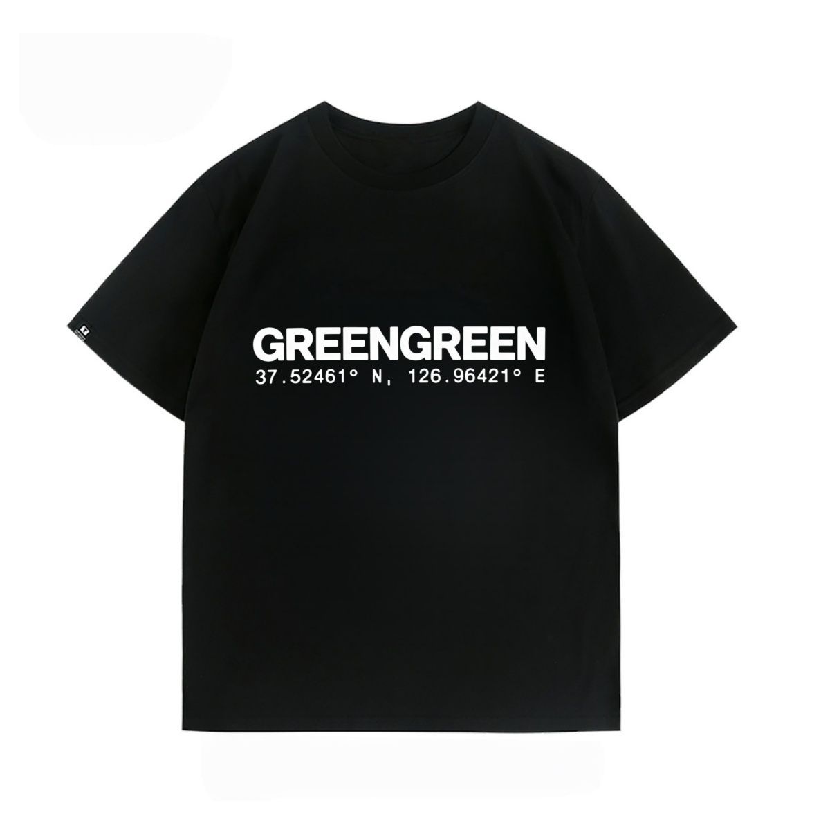CORTIS T SHIRT GREENGREEN 100% COTTON
