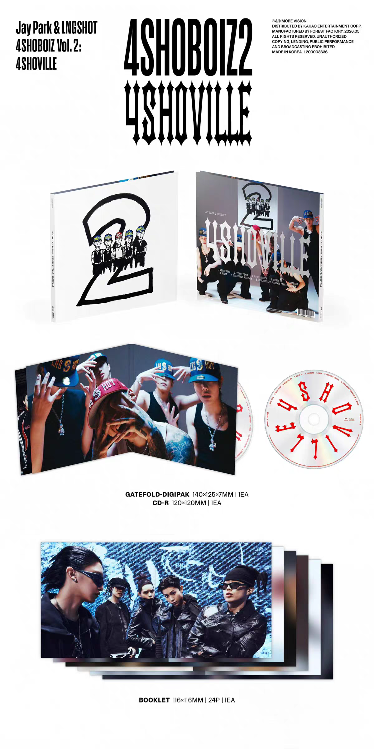 LNGSHOT ALBUM MIXTAPE 4SHOBOIZ Vol. 2 [OFFICIAL MERCH]